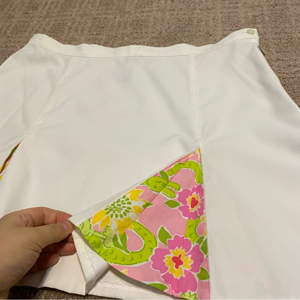 {Lilly Pulitzer} Lobb Mini Floral Tennis Skirt ~ Size 6 - Picture 3 of 16